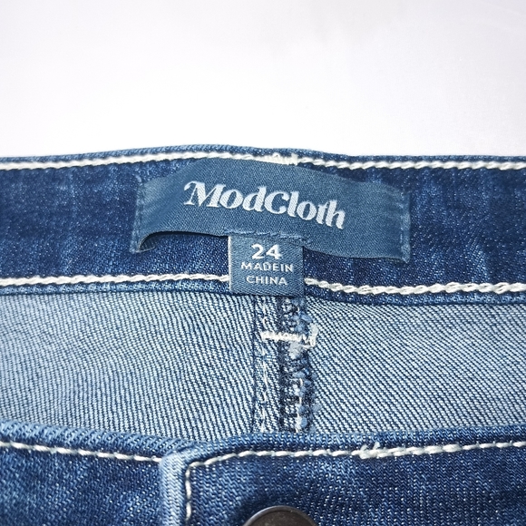 ModCloth The Bianca Flared Jeans Womens Plus Size 24 - Picture 4 of 7